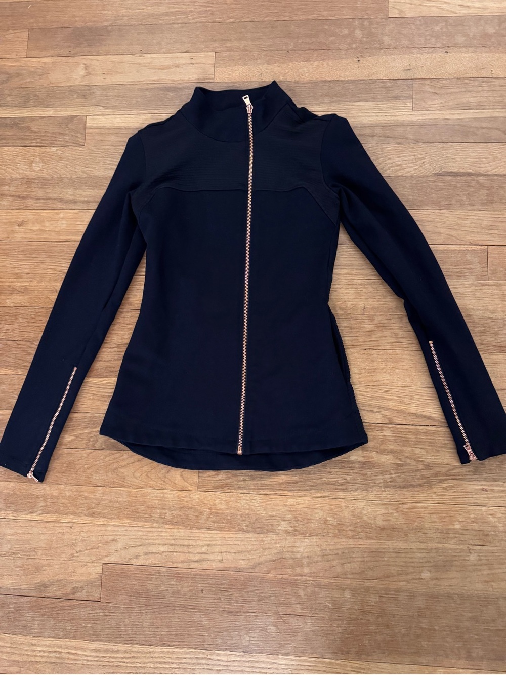 The Base Women's Navy Full-Zip Jacket - Size XS
 b65